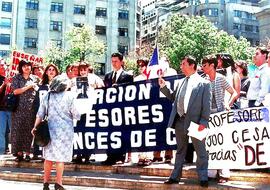 Protesta de docentes de francés